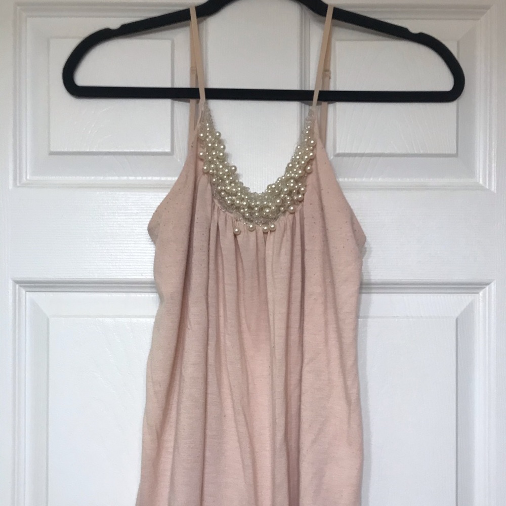 Pink and pearl tank